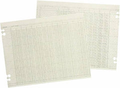 Wilson Jones - 100 Sheet, 11 x 17", Accounting Sheets - Green - All Tool & Supply