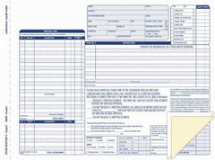 TOPS - 50 Sheet, 8-1/2 x 11-3/4", Order Forms - Blue & White - All Tool & Supply