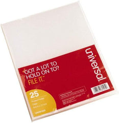 UNIVERSAL - 8-1/2 x 11", Letter Size, Clear, Project Folder - All Tool & Supply