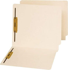 UNIVERSAL - 8-1/2 x 11", Letter Size, Manila, File Folders with End Tab - 11 Point Stock, Straight Tab Cut Location - All Tool & Supply