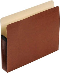 Pendaflex - 8-1/2 x 11", Letter Size, Brown, 5-1/4" Expanding Wallet - Straight Tab Cut Location - All Tool & Supply