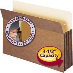 SMEAD - 9-1/2 x 14-1/2", Legal, Redrope, Expansion Folders - 11 Point Stock, Straight Tab Cut Location - All Tool & Supply