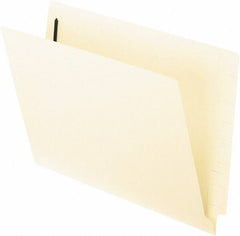 Pendaflex - 8-1/2 x 11", Letter Size, Manila, File Folders with End Tab - 11 Point Stock, Straight Tab Cut Location - All Tool & Supply