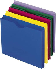 Pendaflex - 8-1/2 x 11", Letter Size, Assorted Colors, Expansion Folders - All Tool & Supply