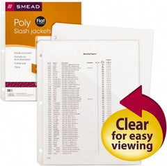 SMEAD - 8-1/2 x 11", Letter Size, Clear, File Jacket - All Tool & Supply