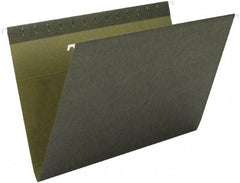 SMEAD - 8-1/2 x 11", Letter Size, Standard Green, Hanging File Folder - 11 Point Stock - All Tool & Supply