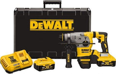 DeWALT - 20 Volt 1-1/8" SDS Plus Chuck Cordless Rotary Hammer - 0 to 4,480 BPM, 0 to 1,500 RPM, Reversible - All Tool & Supply