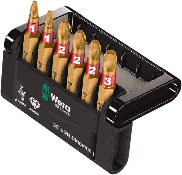 Wera - Posidriv Bit Set - 1/4" Drive - All Tool & Supply