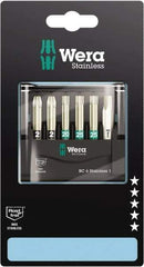 Wera - Posidriv Bit Set - 1/4" Drive - All Tool & Supply