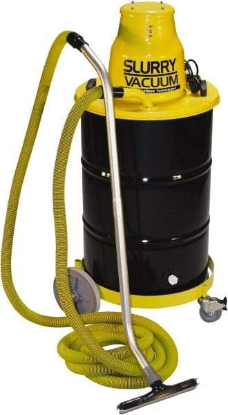 Dustless Technologies - 55 Gal, Steel Tank, Wet, Slurry Vacuum Cleaner - 12.6 Amps - All Tool & Supply