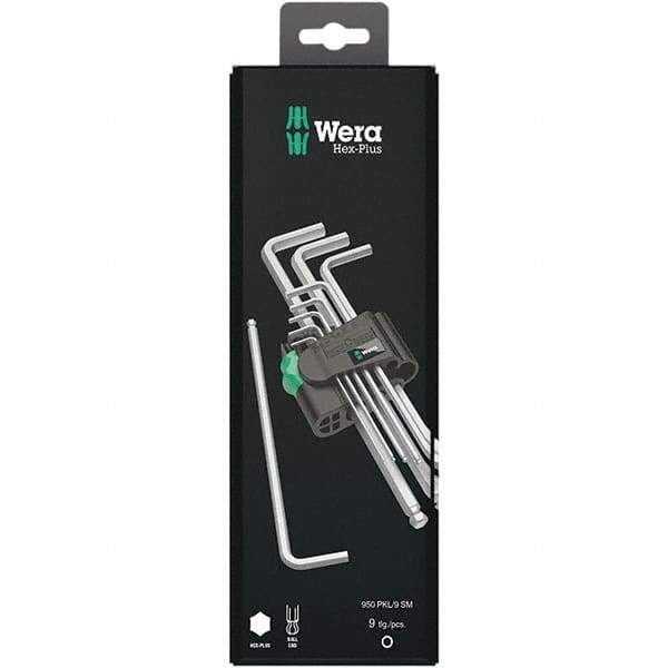 Wera - Hex Key Sets Tool Type: Hex Handle Type: L-Key Long Arm - All Tool & Supply