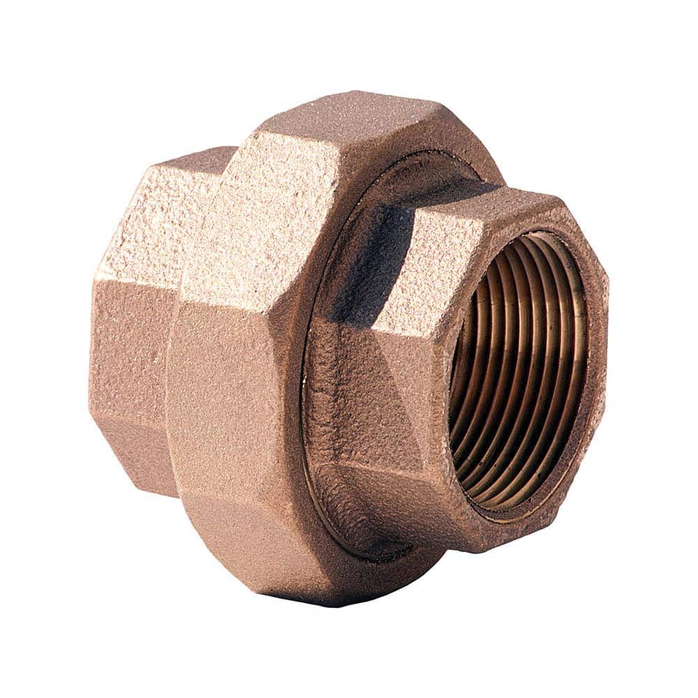 Merit Brass - Brass & Chrome Pipe Fittings Type: Union Fitting Size: 1/2 - All Tool & Supply