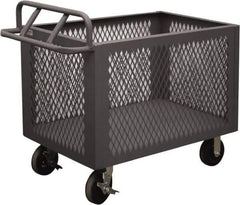 Durham - 2,000 Lb Load Capacity, Steel Box Truck - 48" Wide x 24" Long x 29-1/2" High, Gray - All Tool & Supply