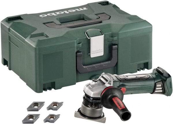 Metabo - 45° Bevel Angle, 5/32" Bevel Capacity, 7,000 RPM, Cordless Beveler - 5.5 Amps, 1/8" Min Workpiece Thickness - All Tool & Supply