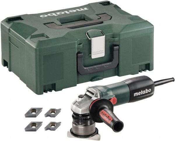 Metabo - 45° Bevel Angle, 5/32" Bevel Capacity, 11,500 RPM, 470 Power Rating, Electric Beveler - 8 Amps, 1/8" Min Workpiece Thickness - All Tool & Supply