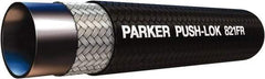 Parker - 1/2" ID x 0.78" OD CTL Push-on Air Hose - 300 Working psi, -40 to 212°F, Black - All Tool & Supply