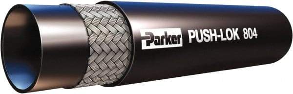 Parker - 1/2" ID x 0.91" OD CTL Push-on Air Hose - 150 Working psi, -40 to 158°F, Black - All Tool & Supply