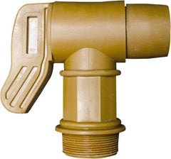 Detco - 2" NPT Plastic Rigid Drum Faucet - No Arrester, Manual Closing, 5" Long Extension - All Tool & Supply