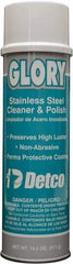 Detco - 20 fl oz Aerosol Stainless Steel Cleaner & Polish - Lemon Scented, Aerosol Can Container - All Tool & Supply