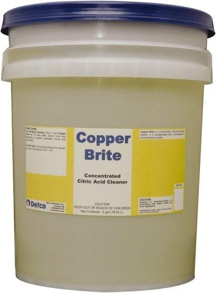 Detco - Liquid Metal Cleaner - Unscented, Pail Container - All Tool & Supply