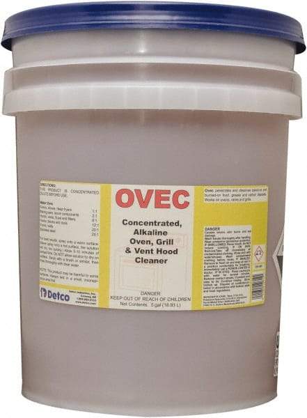 Detco - 5 Gal Liquid Oven Cleaner - Comes in Pail - All Tool & Supply