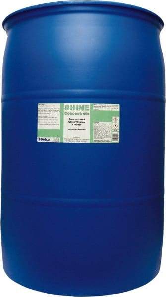 Detco - 55 Gal Drum Unscented Glass Cleaner - Concentrated, Use on Glass - All Tool & Supply