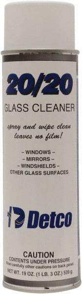 Detco - 20 oz Aerosol Can Mint Glass Cleaner - Use on Glass - All Tool & Supply