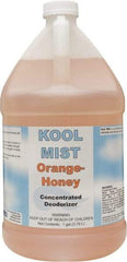 Detco - 1 Gal Bottle Deodorizer - Liquid, Orange-Honey Scent, Concentrated, Environmentally Safe - All Tool & Supply