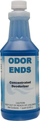 Detco - 32 oz Bottle Deodorizer - Liquid, Unscented, Concentrated, Environmentally Safe - All Tool & Supply