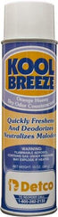 Detco - 20 oz Aerosol Can Deodorizer - Aerosol, Orange-Honey Scent, Environmentally Safe - All Tool & Supply