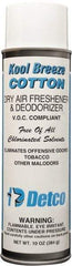 Detco - 20 oz Aerosol Can Deodorizer - Aerosol, Cotton Scent, Environmentally Safe - All Tool & Supply