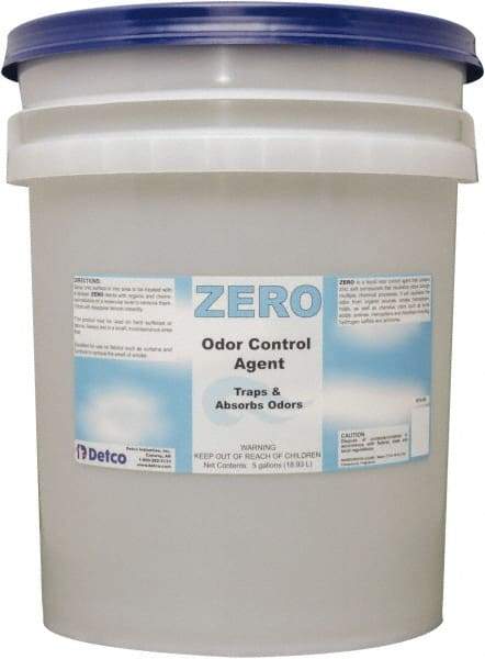 Detco - 5 Gal Pail Deodorizer - Liquid, Unscented, Environmentally Safe - All Tool & Supply