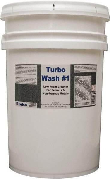 Detco - 50 Lb Bucket Cleaner/Degreaser - Granular, Alkaline, Unscented - All Tool & Supply