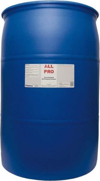 Detco - 55 Gal Drum All-Purpose Cleaner - Liquid, Neutral Cleaner, Citrus - All Tool & Supply