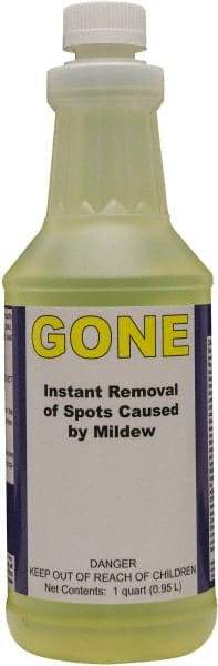 Detco - 32 oz Bottle Mildew Remover - Liquid, Water-Based, Unscented - All Tool & Supply