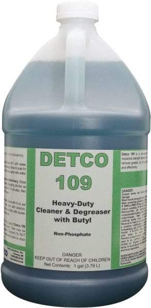 Detco - 1 Gal Bottle Cleaner/Degreaser - Liquid, Butyl-Based, Unscented - All Tool & Supply