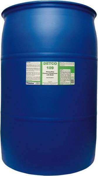 Detco - 55 Gal Drum Cleaner/Degreaser - Liquid, Butyl-Based, Unscented - All Tool & Supply