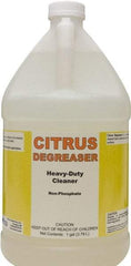 Detco - 1 Gal Bottle Cleaner/Degreaser - Liquid, Butyl-Based, Citrus - All Tool & Supply