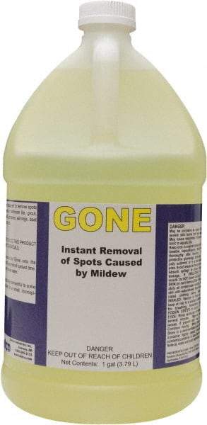 Detco - 1 Gal Bottle Mildew Remover - Liquid, Water-Based, Unscented - All Tool & Supply