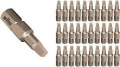 Wiha - 1/4" Drive, #3 Insert Screwdriver Bit - 25mm OAL - All Tool & Supply