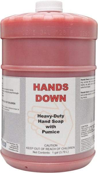 Detco - 1 Gal Bottle Gel Hand Cleaner with Grit - Red, Cherry Scent - All Tool & Supply