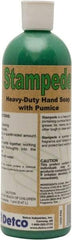 Detco - 16 oz Bottle Gel Hand Cleaner with Grit - Green, Almond Scent - All Tool & Supply