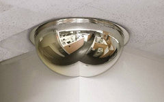 Se-Kure Domes&Mirrors - Indoor Round Dome Safety, Traffic & Inspection Mirrors - Acrylic Lens, 18" Diam, 18' Max Covered Distance - All Tool & Supply