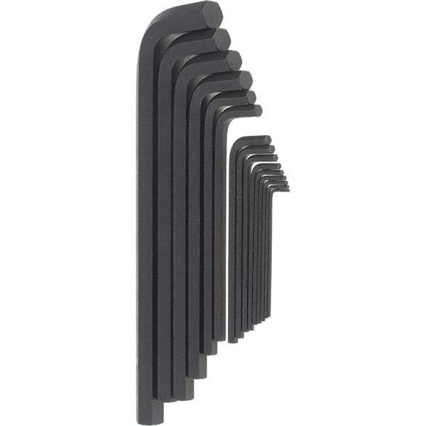 Bondhus - 15 Piece, L-Key Long Arm Hex Key Set - 5/64 to 3/4" Range, Protanium High Torque Steel - All Tool & Supply