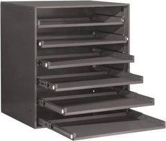 Durham - 6 Drawer, Small Parts Slide Rack Cabinet - 22" Deep x 23" Wide x 17" High - All Tool & Supply