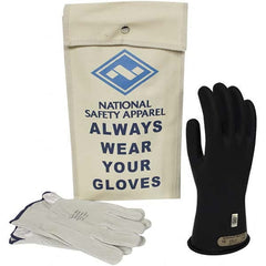 National Safety Apparel - Class 0, Size 8, 11" Long, Rubber Lineman's Glove Kit - Exact Industrial Supply