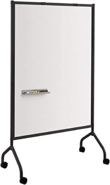 Safco - 72" High x 42" Wide Magnetic Wet/Dry Erase - Steel, 21-1/2" Deep, Includes Magnetic Accessory Tray, Dry Erase Markers, Eraser & Easel Pad Hooks - All Tool & Supply