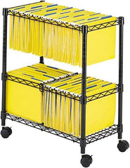 Safco - 33-1/4" Wide x 17" Long x 27" High Tote Cart - 1 Shelf, Steel - All Tool & Supply