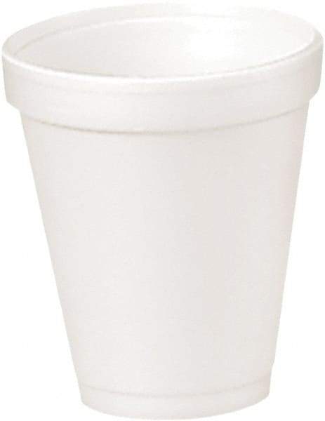 DART - Foam Drink Cups, 4 oz, 25/Bag, 40 Bags/Carton - White - All Tool & Supply