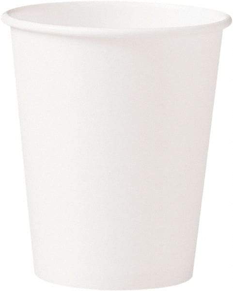 Solo - Polycoated Hot Paper Cups, 10 oz - White - All Tool & Supply